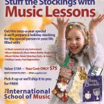 Stuff the Stockings with Music Lessons! A Perfect Gift for Friends & Family! ♫